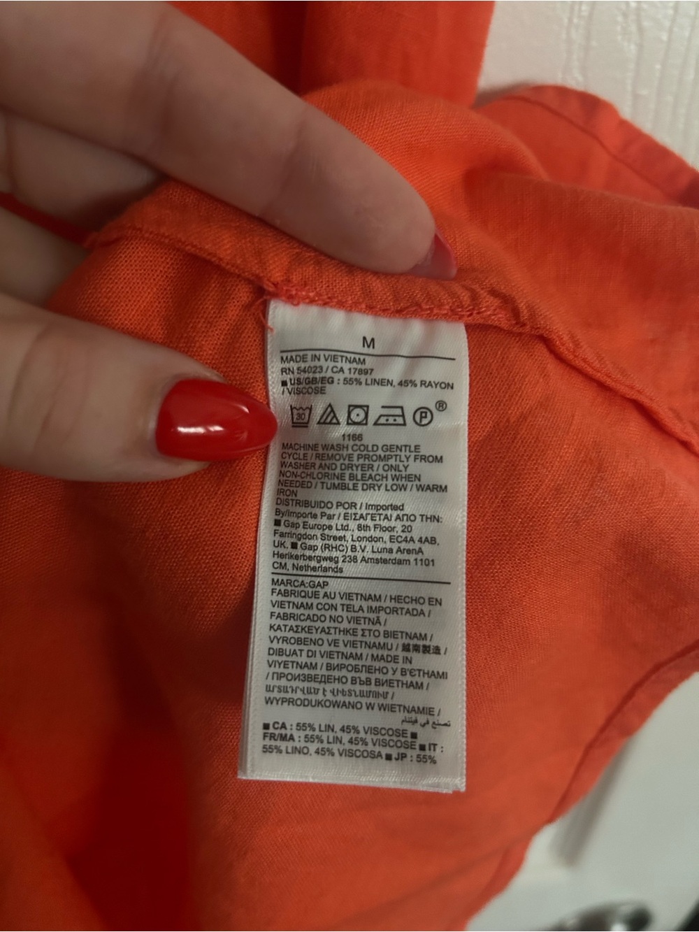 GAP Button-Front Mini Dress - Picture 3 of 4